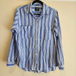 Vintage Abercrombie & Fitch Striped Button-Up Shirt